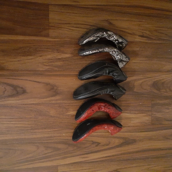 I'm selling 3 pairs of lucky brand flats - Picture 1 of 2